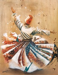 Naushad Alam, 18 x 24 Inch, Oil on Canvas, Figurative Painting, AC-NAL-199 Naushad Alam, 18 x 24 Inch, Oil on Canvas, Figurative Painting, AC-NAL-199